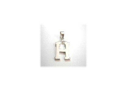 Rhodium Plated | Alphabet Pendants